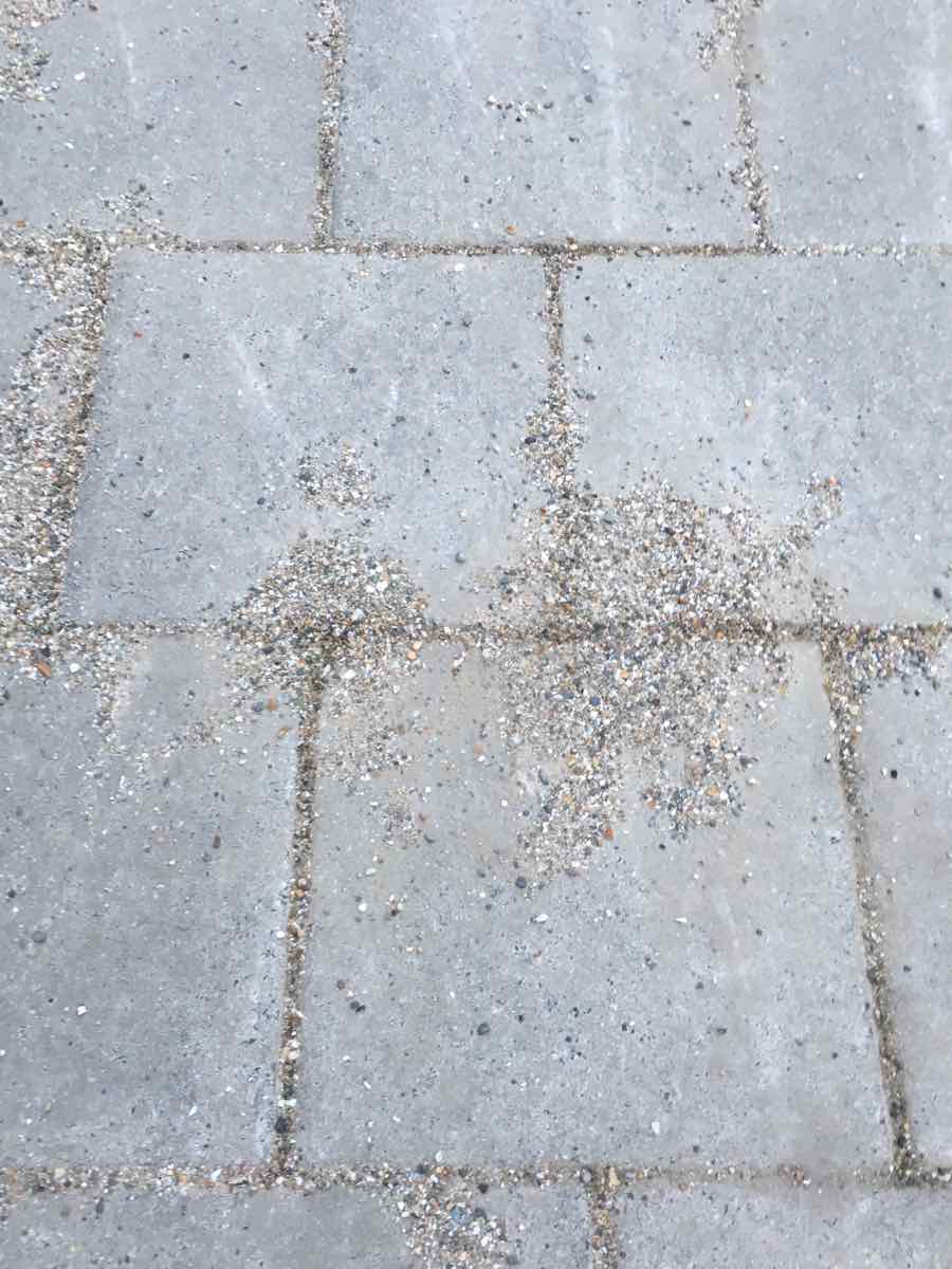 Fugensand verlegt