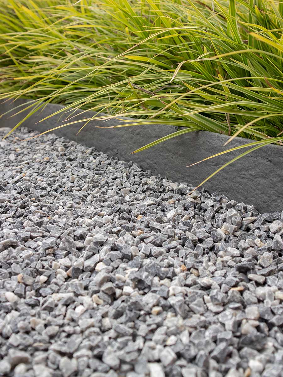 Multi-Edge ECO Rasenkante Gerade Grau, verlegt