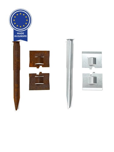 Multi-Edge ADVANCE Kuppelplättchen corten verzinkt